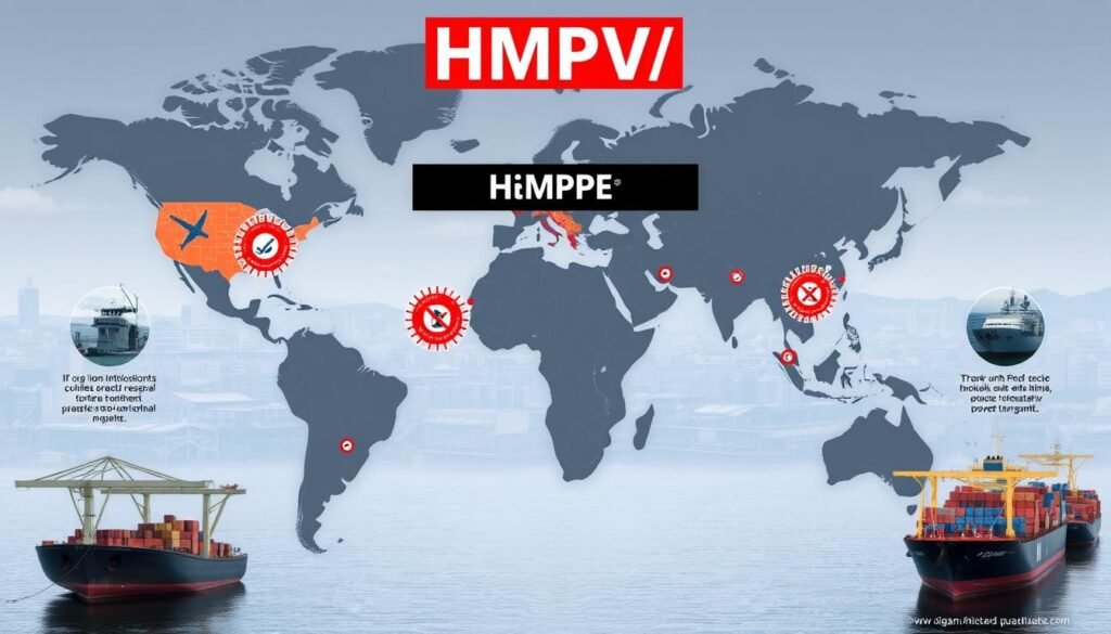 hmpv impact on international travel and trade