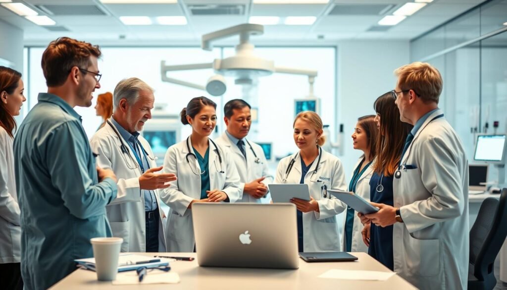 Team collaboration in healthcare