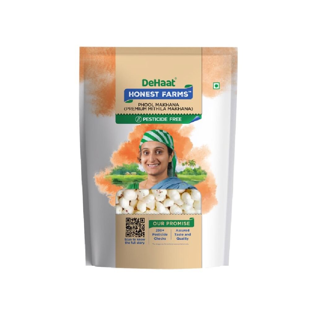 Crunch Healthy! Pesticide-Free Makhana Snacking 1 pesticide-free makhana